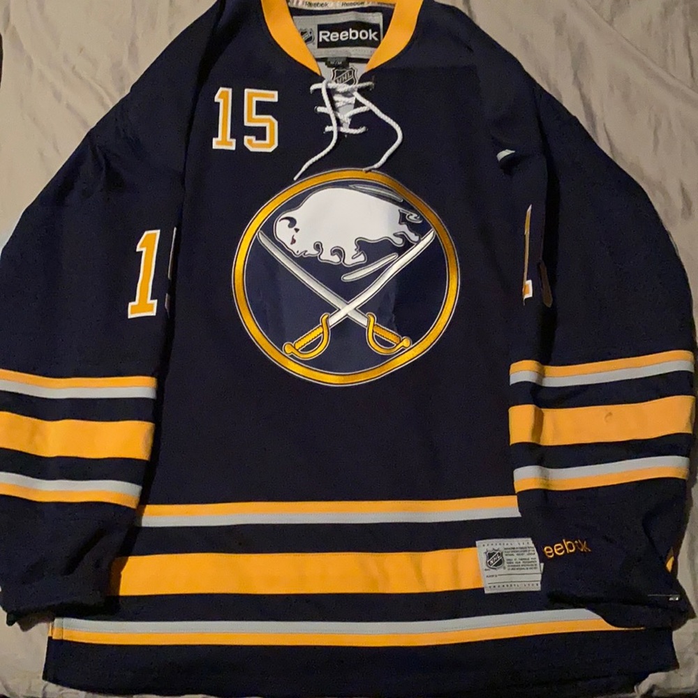 Reebok Mens Medium Stitched Buffalo Sabres EICHEL